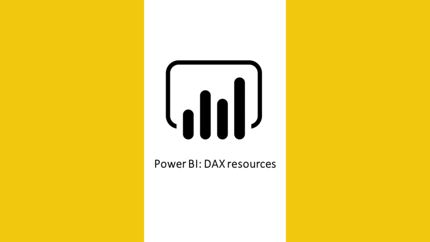 Power BI DAX resources
